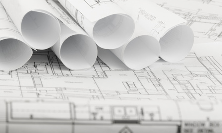 Computer-aided design - technical drawings with the use of computer software